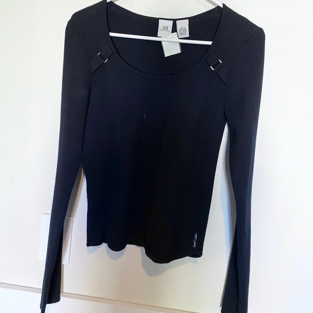 Armani Exchange bondage sweater